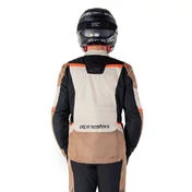 Alpinestars ST-1 WATERPROOF Fabric Motorcycle мотокуртка Dark Khaki Sand Black Red Fluorescent