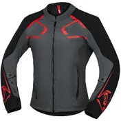 Motorcycle мотокуртка in iXS SO DYNAMIC Gray Black Red Fabric