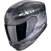 Scorpion EXO-391 AVA Full Face Motorcycle Мотошлем Matt Black Silver