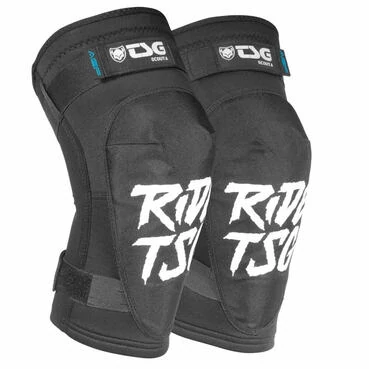 TSG Kneeguard scout a ripped knee guard Черный