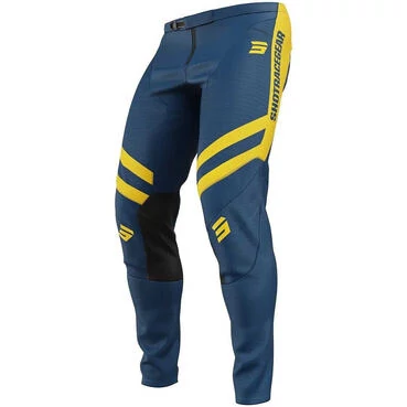 Motocross Enduro мотоштаны Shot CONTACT MYTHIC Blue Yellow