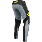 Motocross Enduro мотоштаны Shot CONTACT SHIELD Grey Yellow Fluo