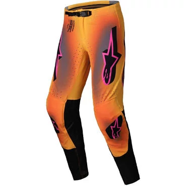 Alpinestars SUPERTECH LIPAN Motocross Enduro мотоштаны Yellow Pink
