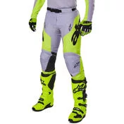 Alpinestars RACER VEIL Cross Enduro Motorcycle мотоштаны Grey Fluorescent Yellow