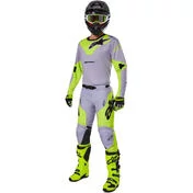 Alpinestars RACER VEIL Cross Enduro Motorcycle мотоштаны Grey Fluorescent Yellow