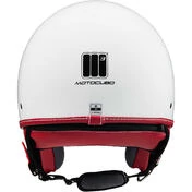 Motocubo 717 BEETLE Glossy White Motorcycle Jet Мотошлем (22.06)