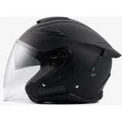 Blauer JJ01 Jet Motorcycle Мотошлем Double Single визор Matt Black
