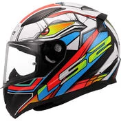 LS2 FF353 RAPID 2 XDRON Full Face Motorcycle Мотошлем White Neon Orange