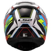 LS2 FF353 RAPID 2 XDRON Full Face Motorcycle Мотошлем White Neon Orange