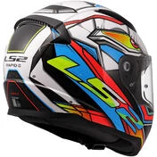 LS2 FF353 RAPID 2 XDRON Full Face Motorcycle Мотошлем White Neon Orange