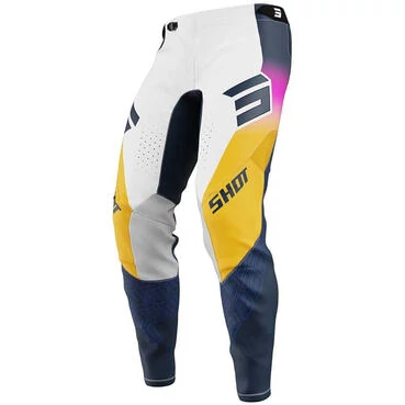 Motocross Enduro мотоштаны Shot AEROLITE ULTRA Blue Orange Pink
