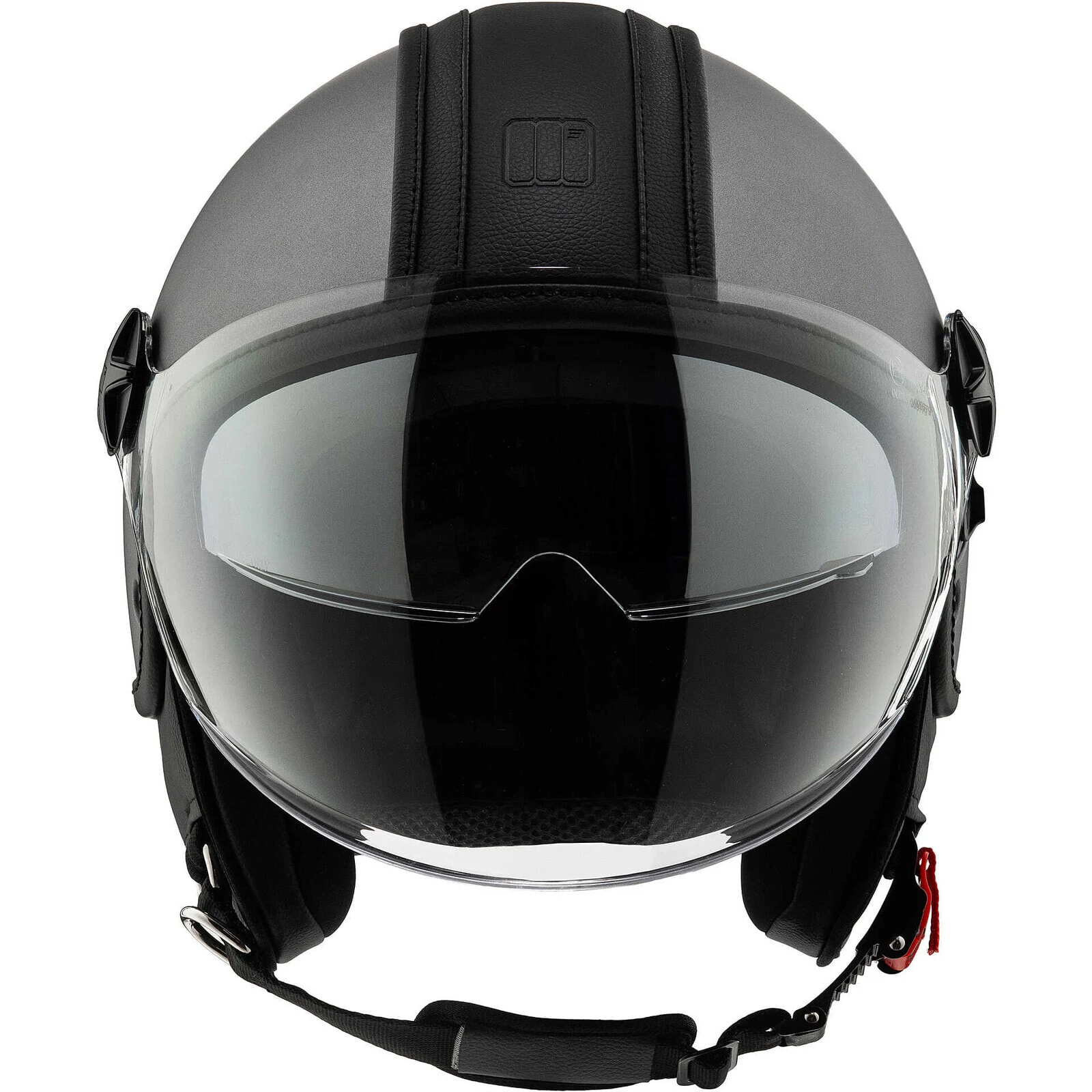 Motocubo 727 TOP CUBE Dark Gray Motorcycle Jet Мотошлем (22.06)