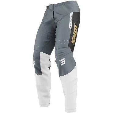 Moto Cross Enduro мотоштаны Shot DEVO LEAGUE Grey White Gold