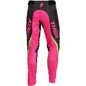 Moto Cross Enduro мотоштаны Thor PULSE REV Carbon Fluo Pink Woman