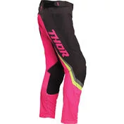 Moto Cross Enduro мотоштаны Thor PULSE REV Carbon Fluo Pink Woman