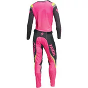 Moto Cross Enduro мотоштаны Thor PULSE REV Carbon Fluo Pink Woman