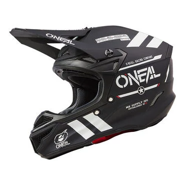 O Neal 5srs Polyacrylite Warhawk Мотошлем Black Черный