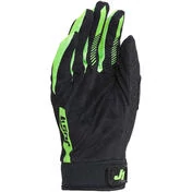 Moto Cross Enduro MTB Just1 J-FLEX мотоперчатки Black-Green Fluo