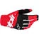 Alpinestars TECHSTAR Motocross Enduro мотоперчатки Black Bright Red