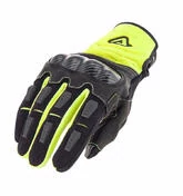 мотоперчатки Moto Cross Enduro Acerbis Carbon G 3.0 Fluorescent Yellow Black