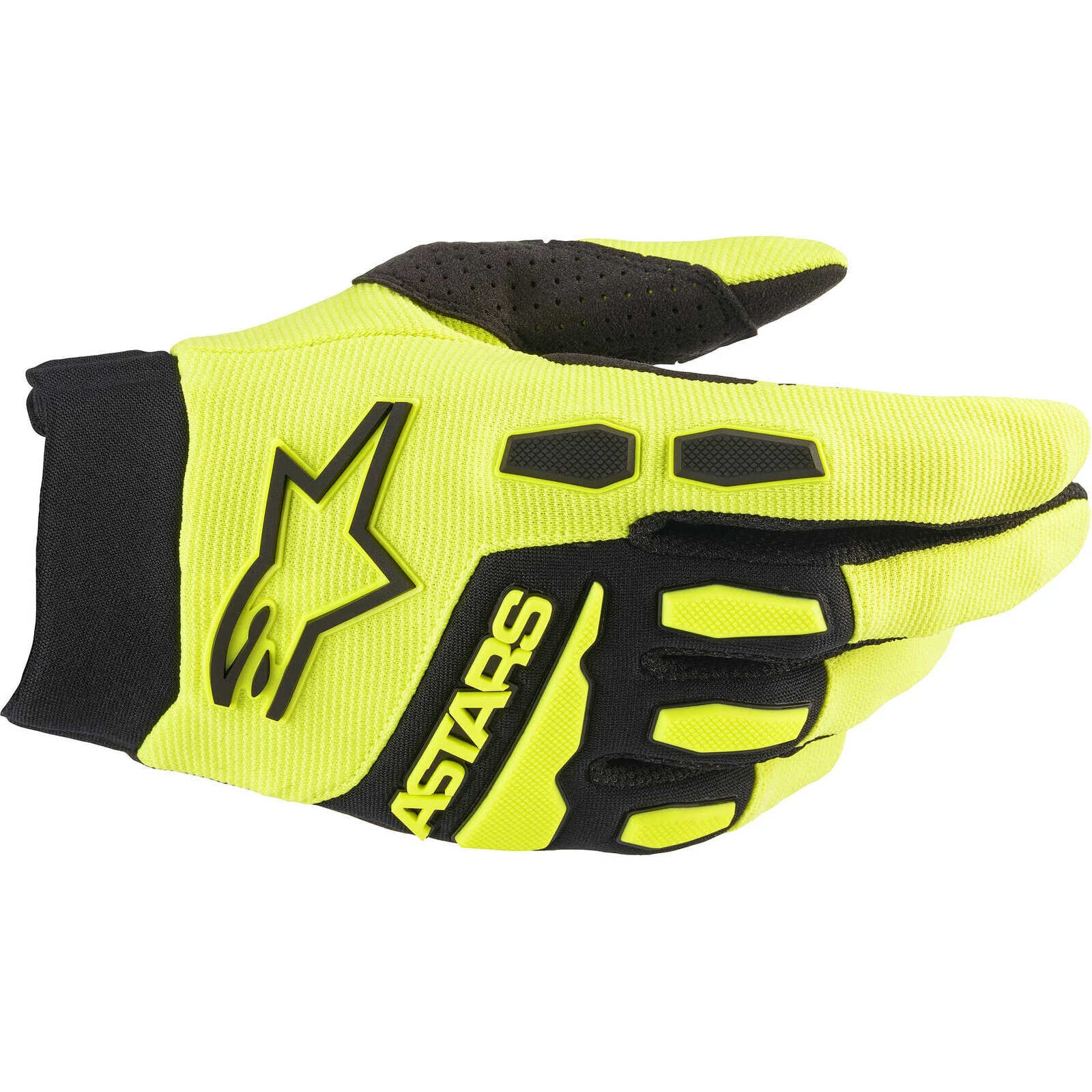 Cross Enduro Motorcycle мотоперчатки Alpinestars FULL BORE Yellow Fluo Black