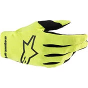 Alpinestars RADAR Fluo Yellow Black Motorcycle Cross Enduro мотоперчатки