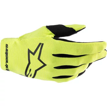 Alpinestars RADAR Fluo Yellow Black Motorcycle Cross Enduro мотоперчатки
