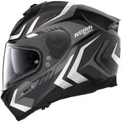 Integral Motorcycle Мотошлем Nolan N80-8 RUMBLE N-Com 058 Black Matt White