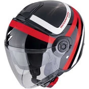 Scorpion EXO-CITY II RIVA Jet Motorcycle Мотошлем Black Red