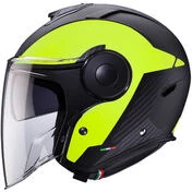 Caberg SOHO MILANO Jet Motorcycle Мотошлем Matt Black Fluo Yellow