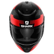 SHARK Spartan 1.2 Strad Full Face Helmet Matte Black / Red / Anthracite