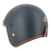 HELSTONS Naked open face helmet Black Carbon Matt