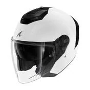 SHARK RS Jet Blank open face helmet Glossy White / Azur