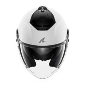 SHARK RS Jet Blank open face helmet Glossy White / Azur