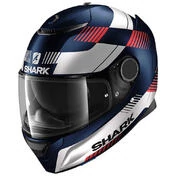 SHARK Spartan 1.2 Strad Full Face Helmet Matte Blue / White / Red