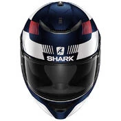 SHARK Spartan 1.2 Strad Full Face Helmet Matte Blue / White / Red