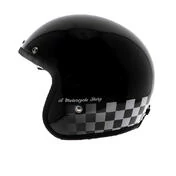 HELSTONS Course open face helmet Черно-белый
