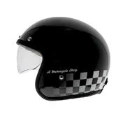 HELSTONS Course open face helmet Черно-белый