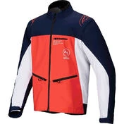 Alpinestars LITE-DURA SOFTSHELL Navy Hot Orange White Motocross Enduro мотокуртка