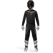 Alpinestars FLUID GRAPHITE Cross Enduro Motorcycle мотоштаны Silver Black