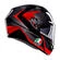 Agv K3 E2206 Striga Мотошлем Matt Black Grey Red Черный