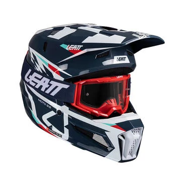 Leatt 3.5 V.25 Мотошлем Blue Синий