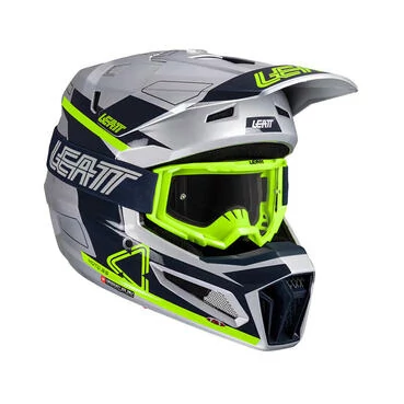 Leatt 3.5 V.25 Мотошлем Steel Серый