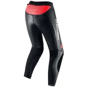 Rebelhorn REBEL Lady Women's Leather Motorcycle мотоштаны Black Fluo Red White