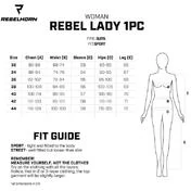 Rebelhorn REBEL Lady Women's Leather Motorcycle мотоштаны Black Fluo Red White