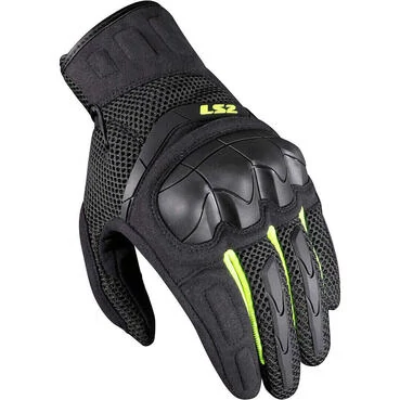 Ls2 KUBRA Anthracite HV Yellow Summer Motorcycle мотоперчатки