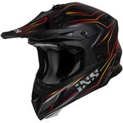 Moto Cross Enduro Мотошлем iXS 189 FG 2.0 Matt Black Red