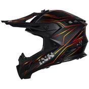 Moto Cross Enduro Мотошлем iXS 189 FG 2.0 Matt Black Red
