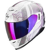 Scorpion EXO 520 EVO AIR FASTA Full Face Motorcycle Мотошлем White Purple