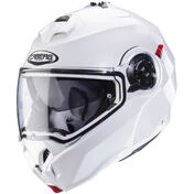 Modular Motorcycle Мотошлем Approved P / J Caberg DUKE EVO White Metal